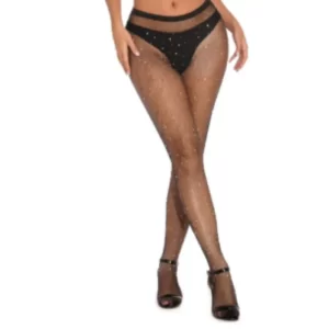 Medias En Pantalón Mallas Con Brillos