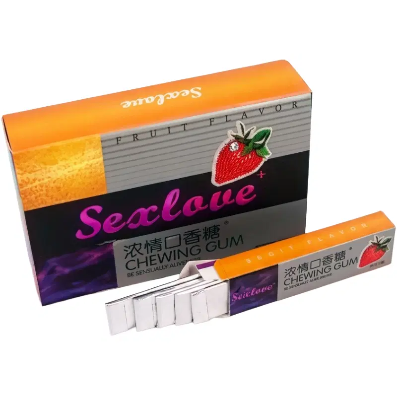 Chicle excitantes x5 unidades