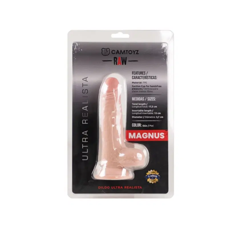 Dildo ultra realista Magnus 17.5cm