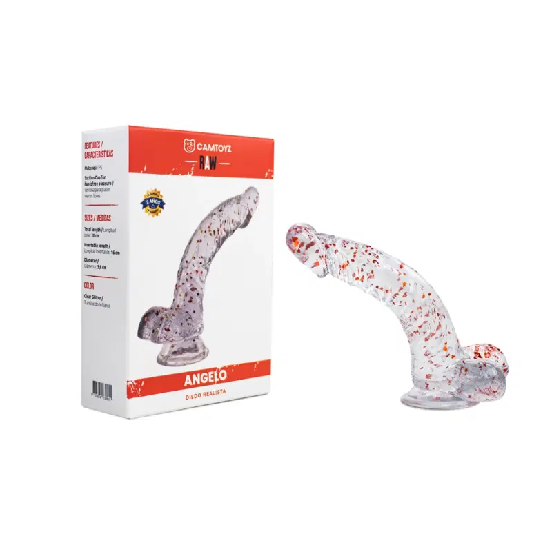 Dildo Angelo Transparente 20cm