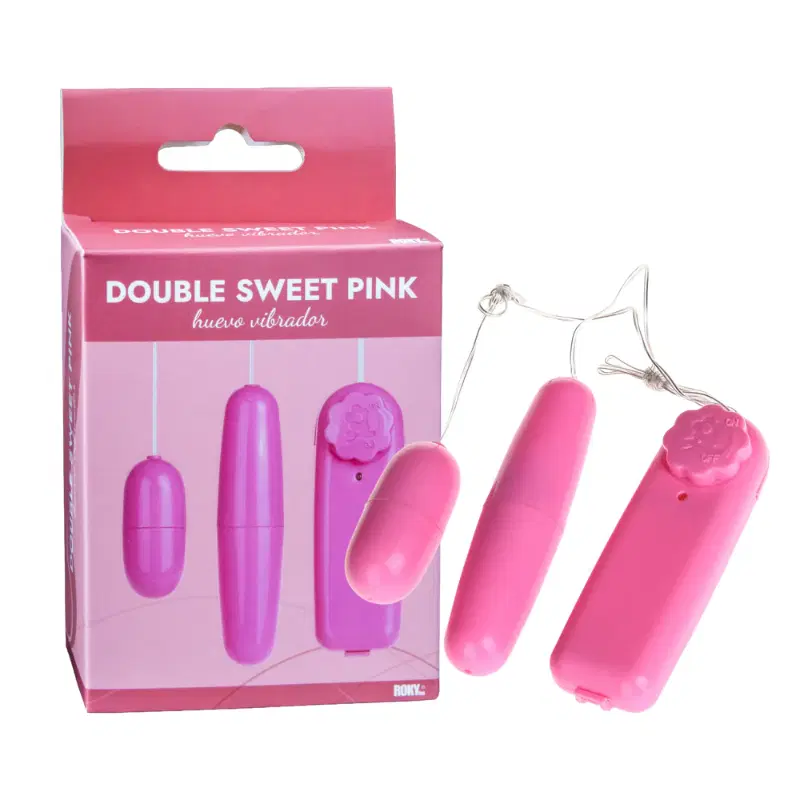 Huevo Vibrador Doble Sweet Pink