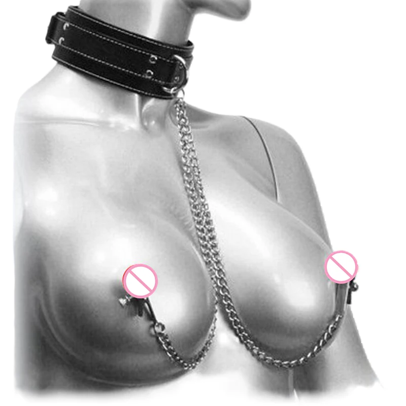 Collar Con Pezoneras Sado