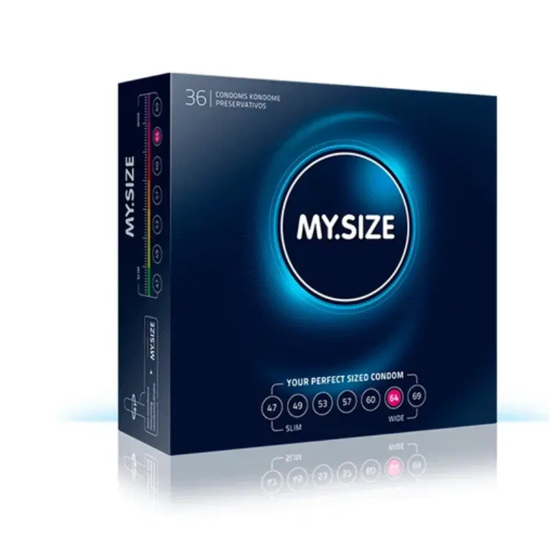 Condón Mysize 64 milímetros x3 Unidades